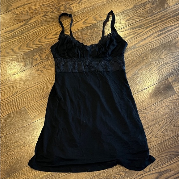Cosabella Other - Cosa bella M made in Italy Elegant Black Lace Trim Chemise